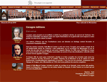 Tablet Screenshot of cocagne-editions.fr